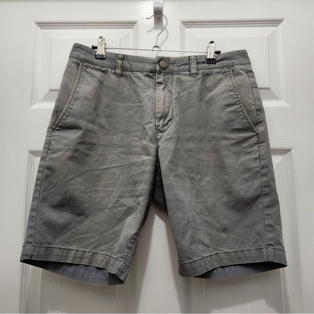 Bonobos Men's Washed Chino Shorts 9" Inseam in Gray
